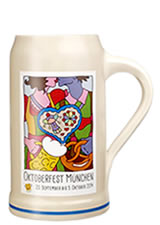 Oktoberfest Krug 2014 ohne Deckel